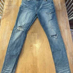 Serenade Skinny Stretch Distressed Streetwear Jeans 34